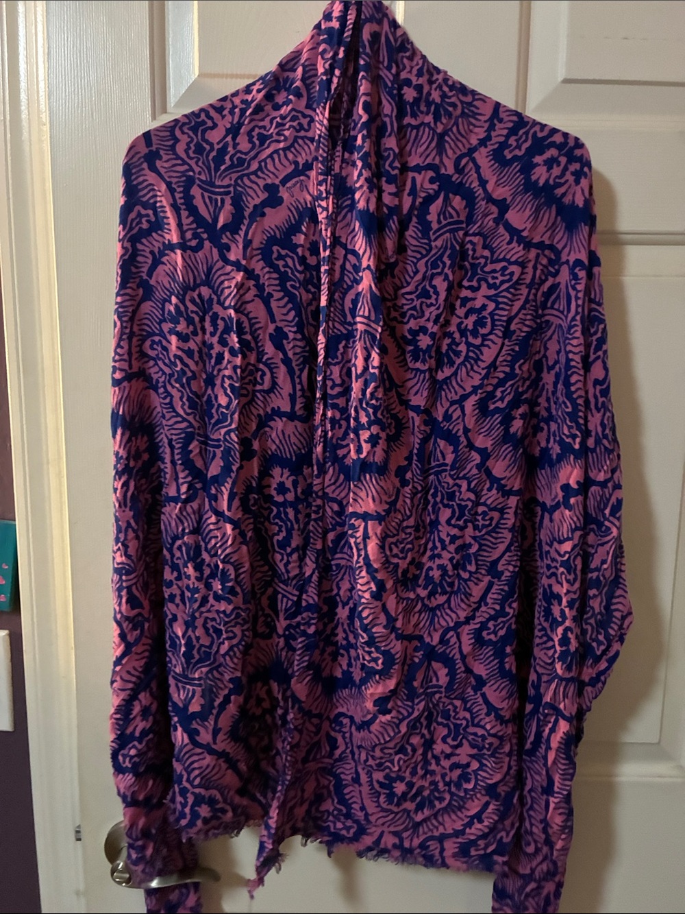 JUICY COUTURE FLORAL PASHMINA WRAP